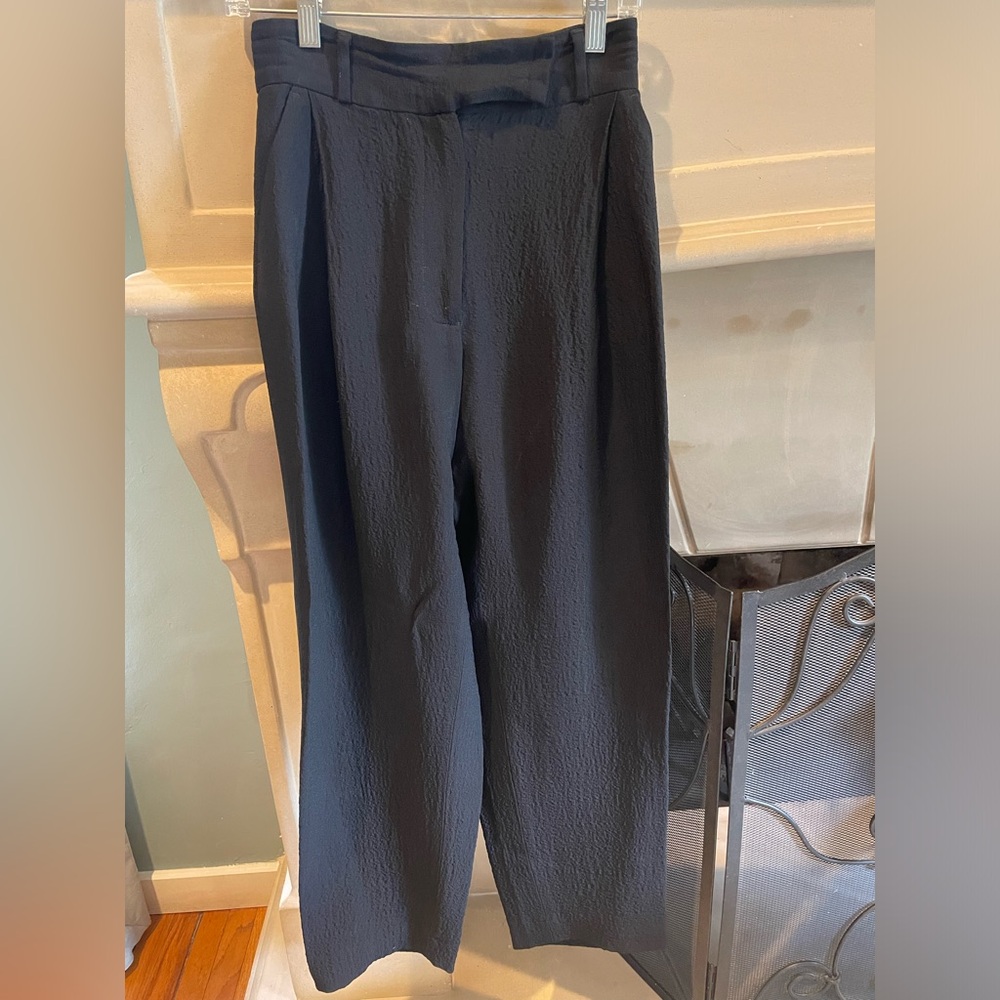 Toteme black “crepe de chine” fabric, trousers, size 34 (about it a size 2)